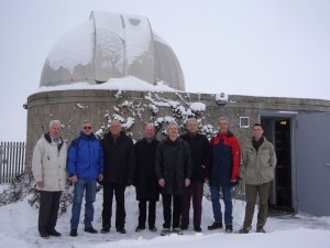 2010-01-10 Einige Mitarbeiter der Sternwarte