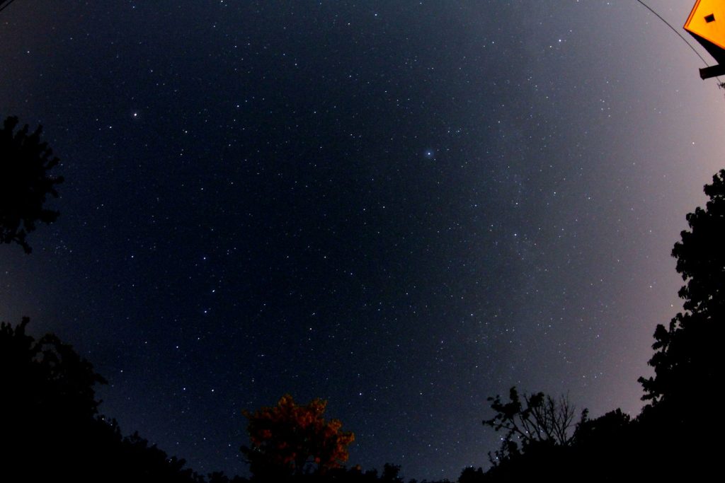 Nachthimmel über Leonberg